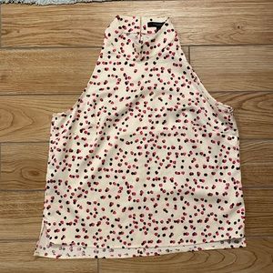 NWOT high neck sleeveless blouse
